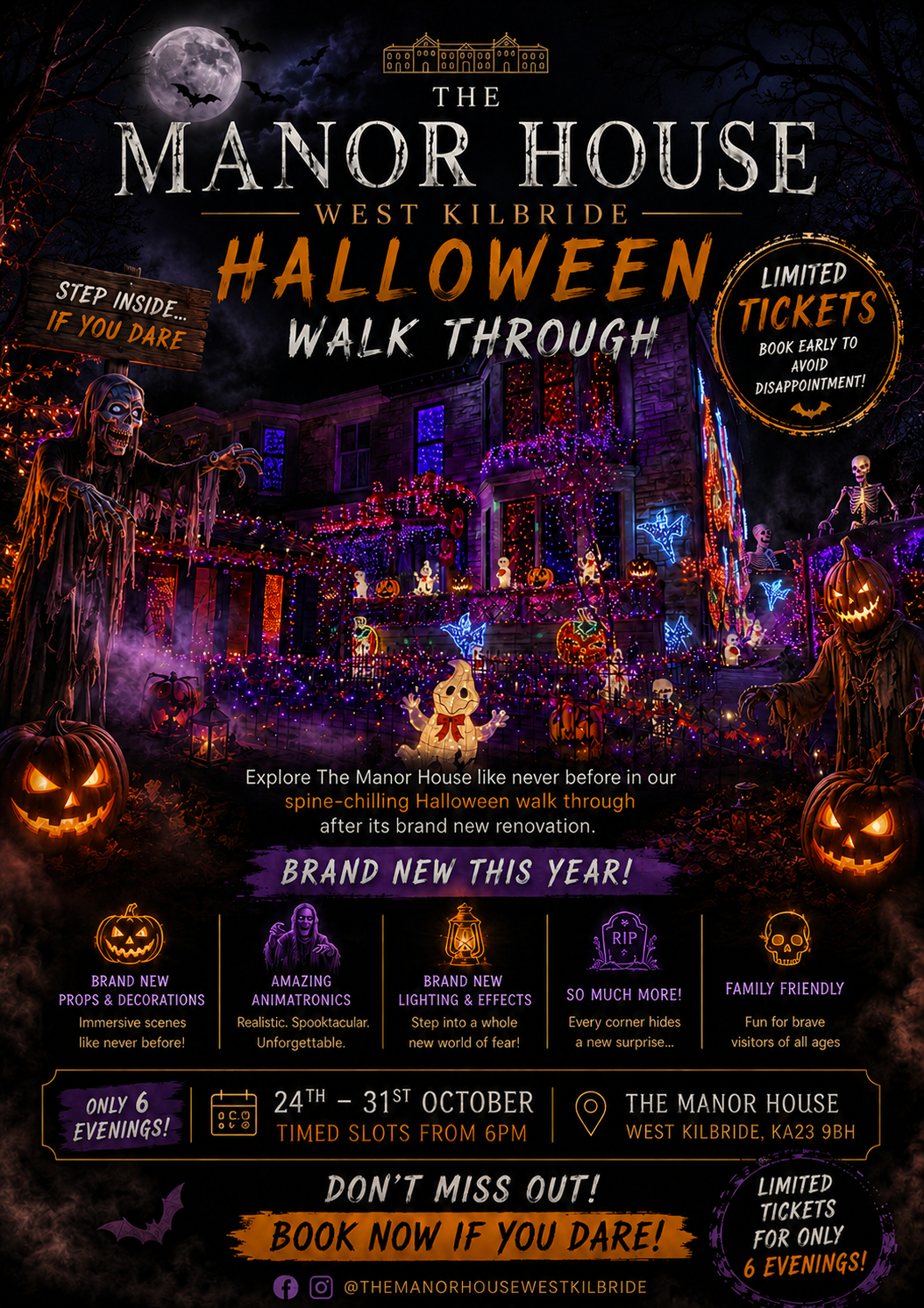 💀The Return Of Halloween 👻Saturday October 31st  Entry & Marshmallow Pass. Ticket Required For Each Person Over  1 - Please see description. 🎃