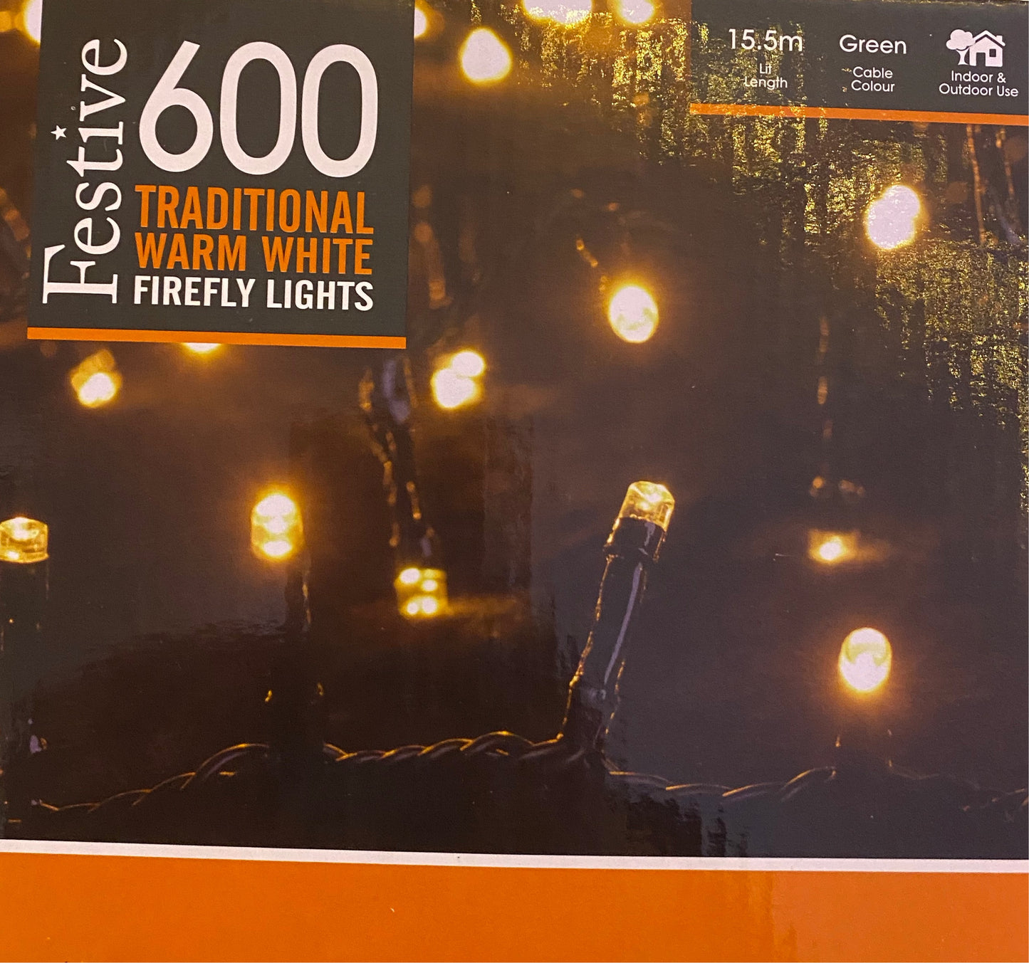600 Warm White FireFly Lights